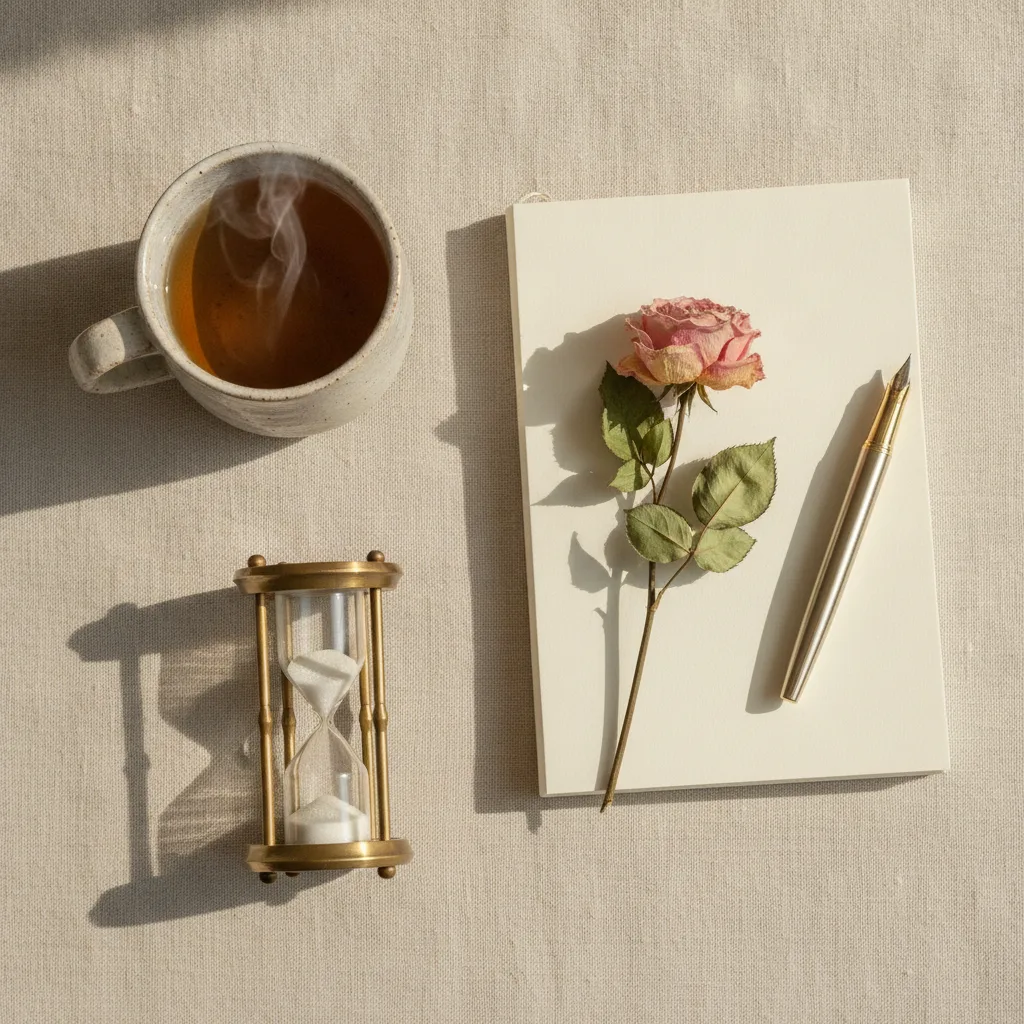 Morning ritual scene